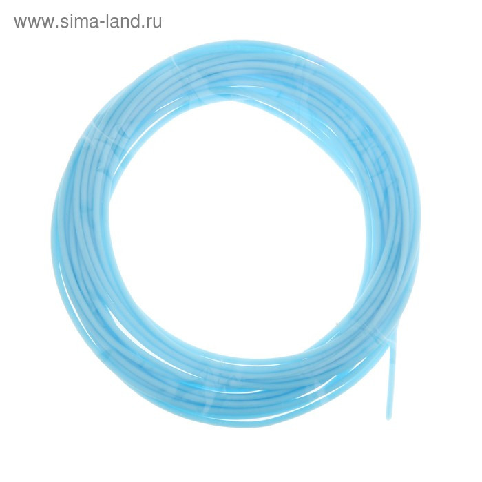 Пластик PCL для 3D ручки, длина 5 м, d=1,75 мм, цвет нежно-голубой