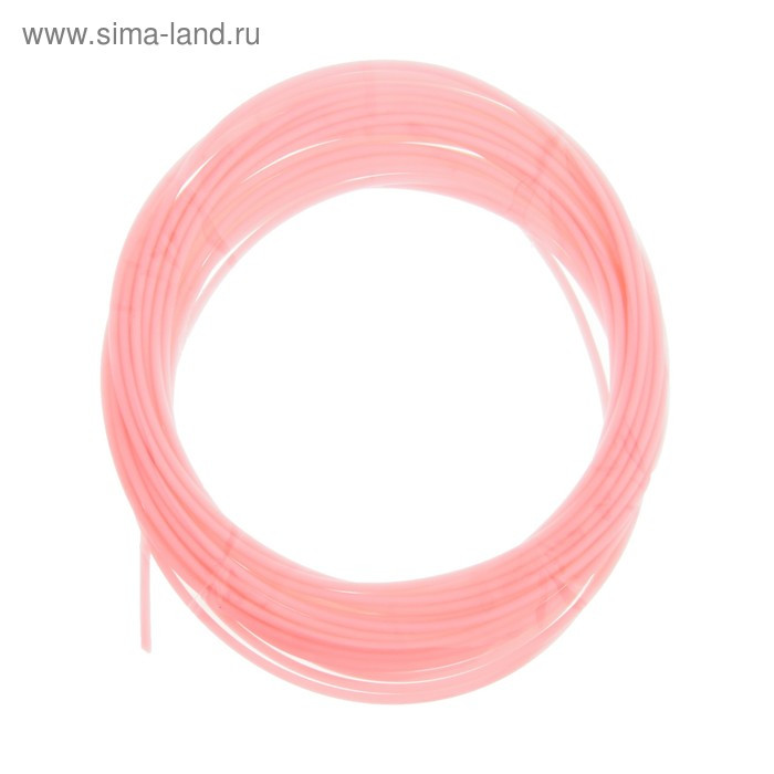Пластик PCL для 3D ручки, длина 5 м, d=1,75 мм, цвет розовый
