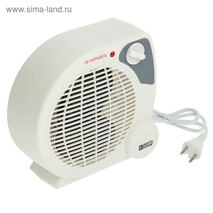 Тепловентилятор "Энергопром" ТВС-4 (FH12S), 2000 Вт, вентиляция без нагрева, белый