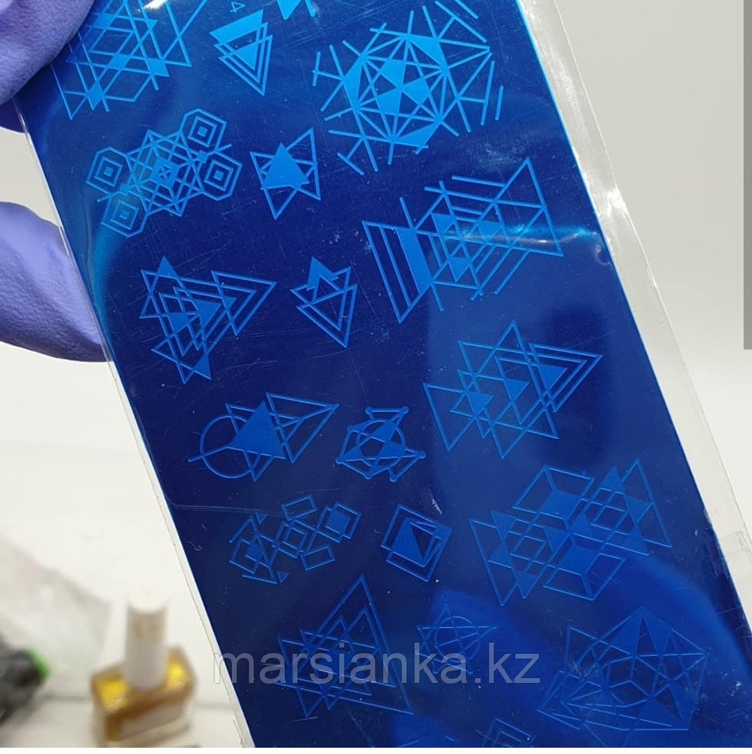 Пластина для стемпинга, металлическая