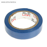 Изолента LOM, ПВХ, 15 мм х 7 м, 130 мкм, синяя