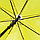 Зонт-трость желтый с деревянной ручкой, фото 4