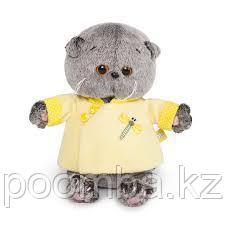 Игрушка Кот Басик BABY(Малыш) в желтой курточке в китайском стиле 20см