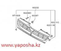 Решетка радиатора Mitsubishi Space Wagon 1994-1996