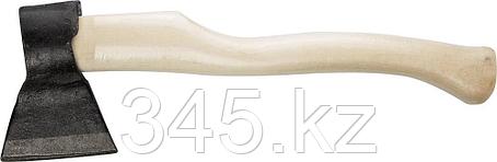 Топор кованый ИЖ ГОСТ 18578-89 с округлым лезвием и деревянной рукояткой, 0.6кг, фото 2