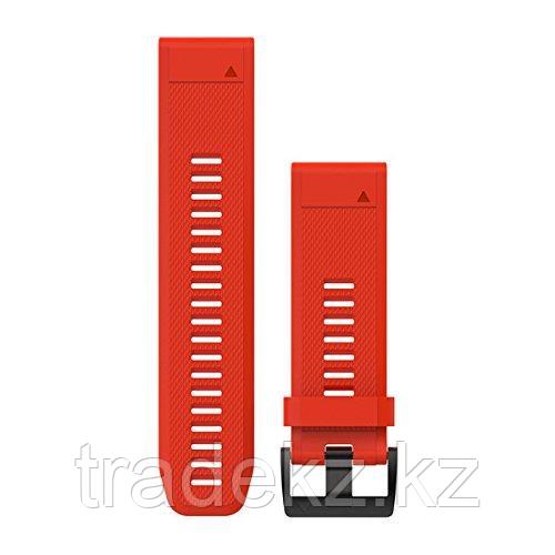 Браслет для спортивных часов Garmin 26mm QuickFit красный силикон (010-12517-02) - фото 1 - id-p63488441