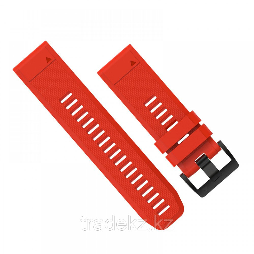 Браслет для спортивных часов Garmin 26mm QuickFit красный силикон (010-12517-02) - фото 2 - id-p63488441