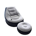Надувное кресло с пуфиком, Ultra Lounge, Intex 68564NP, 68564, размер 99 x 130 x 76 см, фото 2