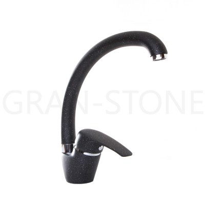 Кухонный смеситель Gran-Stone GS-4101 308 черный - фото 1 - id-p63510722