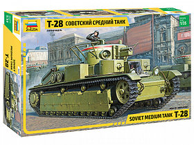 Сборная модель: Советский средний танк Т-28 (1/35) | Zvezda