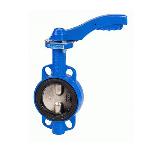 Затвор дисковый поворотный GENEBRE 2109 - Ду150 (PN16, Tmax 120°С, ручка-рычаг)