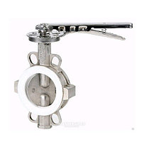 Затвор дисковый поворотный GENEBRE 2104 - Ду125 (PN10, Tmax 120°С, ручка-рычаг)