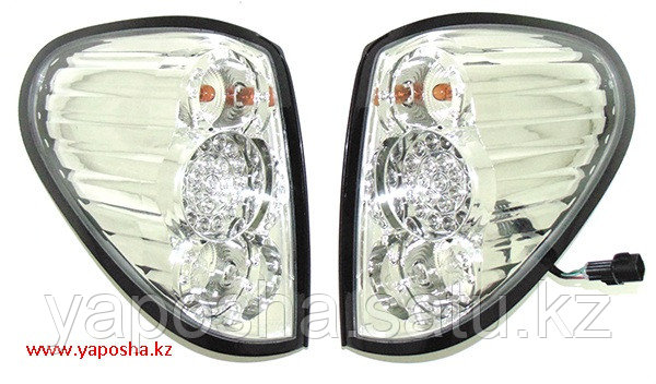 Задние фонари Mitsubishi L200 2006- / диодные/светлые/ - фото 1 - id-p53094662