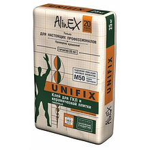 Клей ALINEX Unifix, для ГКЛ, 25 кг