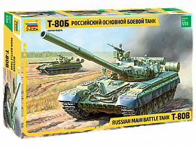 Основной боевой танк Т-80Б Сборная модель 1\35