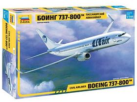 Пассажирский авиалайнер Боинг 737-800™, сборная модель, 1:144