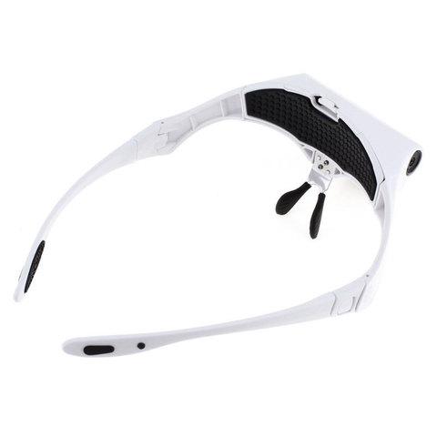 Бинокулярные очки-лупа 1.5-3.5X с LED подсветкой Eyeglasses bracket [5 линз] - фото 8 - id-p63522679