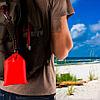 Коврик карманный для пикника или пляжа Beach Mat в чехле (2 местный / Красный), фото 4