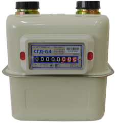 СГД G4 ТК есеп аспабы көлемді диафрагмалық сол жақ газ есептегіші