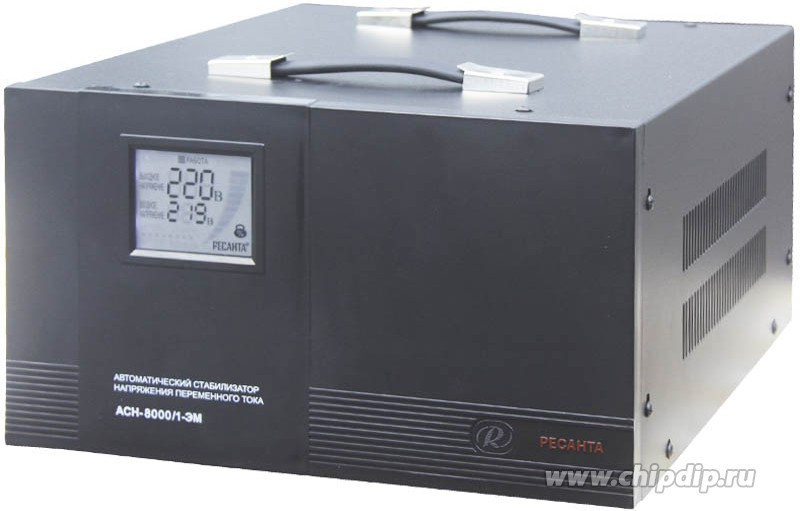 ACH-8000/1- ЭМ, Стабилизатор напряжения электромеханический, 220В±2%, 8 кВт