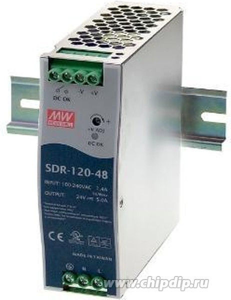 SDR-120-48, Блок питания, 48В,2.5А,120Вт