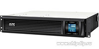 SMC1000I-2U, Smart-UPS SC, Line-Interactive, 1000VA / 600W, Rack, IEC, LCD, USB