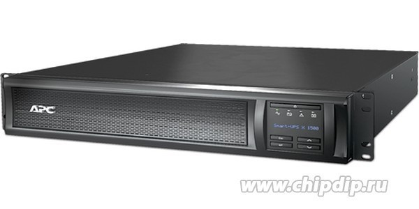 SMX1500RMI2U, Smart-UPS SMX, Line-Interactive, 1500VA / 1200W, Rack/Tower, IEC, LCD, Serial+USB, SmartSlot, подкл.