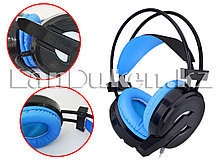 Игровая головная гарнитура наушники с микрофоном H6 черные
