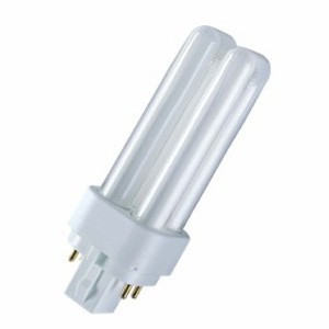 Лампа КЛЛ энергосберегающая 26Вт G24Q-3 Dulux D/Е 26W/830 3000К теплый белый свет 165х34 4050300327235 OSRAM