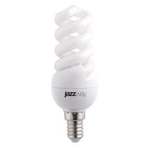 Лампа КЛЛ энергосберегающая 11Вт Е14 PESL-SF 11/840 Т3 холодный 37x111 .3321833 Jazzway