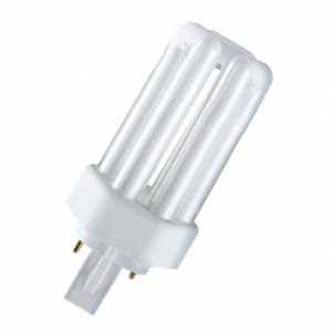 Лампа КЛЛ энергосберегающая 18Вт GX24d-2 Dulux T PLUS 18W/830 3000К теплый белый свет 123х49 4050300333489