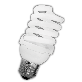 Лампа КЛЛ энергосберегающая 25Вт E27 Spiral Slim Full 6400K дневной свет 105х50 /Z7SD25ECL/ ECOLA