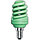 Лампа КЛЛ энергосберегающая 12Вт E14 Spiral Color Green, спираль зеленая 95х43 ECOLA, фото 2