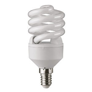 Лампа КЛЛ энергосберегающая 15Вт Е14 PESL-SF2 15/827 T2 теплый 46х105 .1007209 Jazzway