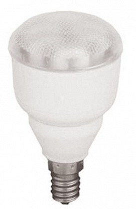 Лампа КЛЛ энергосберегающая 11Вт Е14 R50 2700K Luxser50 зеркальная теплый свет 90х50 /G4LW11ECG/ ECOLA