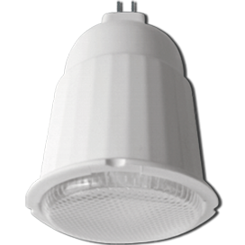 Лампа КЛЛ энергосберегающая 11Вт GU5.3 MR16 220В 4100K холодный свет рефлектор 85х50 /M22V11ECG/ ECOLA