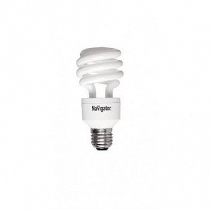 Лампа КЛЛ энергосберегающая 15Вт E14 Spiral Half 6500K NCL-SH10-15-860-Е14 Navigator