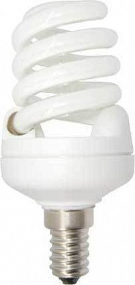 Лампа КЛЛ энергосберегающая 25Вт E14 Spiral Slim Full 4100K холодный свет 107х50 /Z4SV25ECL/ ECOLA
