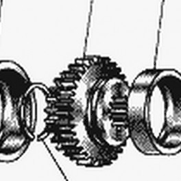 Блок шестерён ведущего вала 77.52.209 на ДТ-75 - фото 1 - id-p4768826