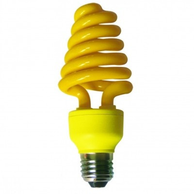 Лампа КЛЛ энергосберегающая 20Вт E27 Spiral Color Yellow спираль желтая 148х60 /Z7CY20ECB/ ECOLA