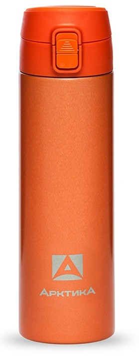 Термос ARCTICA DRINK (0,5л)(8ч)(металл)(с поилкой)-оранжевый - фото 1 - id-p63554970
