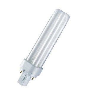 Лампа КЛЛ энергосберегающая 13Вт G24D-1 Dulux D 13W/827 2700К теплый свет 138х34 4050300008127 OSRAM
