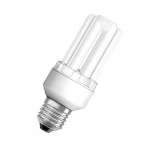 Лампа КЛЛ энергосберегающая 11Вт Е27 Dulux EL LL 3U 2700К теплый свет 117х45 4050300811598 OSRAM