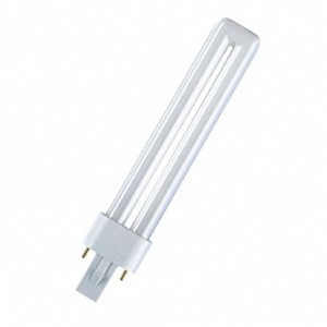 Лампа КЛЛ  9Вт G23  Dulux S 9W/840 2р G23 4000К холодный свет 167х27  4008321664310 OSRAM