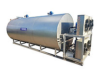 Охладители молока горизонтальные закрытого типа с автоматом промывки 1000-12000 л