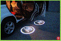 Светодиодная лазерная проекция логотипа авто Тойота, Ниссан, Хонда, Шевроле, Киа, Ауди, Фольксваген