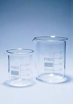 Стакан лабораторный низкий Н1-10 л с делениями, ТХС (Pyrex)